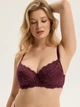Бюстгальтер з кісточками мереживний Esotiq Cloe 43533-93X 95C Бордовий (5903972681053) - зображення 1