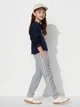Подростковые теплые спортивные штаны для мальчика Uniqlo 466766344 140 см Серые (1159835286) - изображение 4