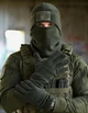 Тактический флисовый зимний комплект 3 в 1 шапка бафф перчатки Олива теплый POLAR - изображение 1
