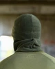 Тактический флисовый зимний комплект 3 в 1 шапка бафф перчатки Олива теплый POLAR - изображение 3