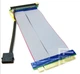 Райзер Ewell Riser Card PCI-E 16X, Molex, с защелкой, шлейф 30 см (EW068) - изображение 2
