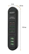 Сетевой фильтр-удлинитель DYXON US-D02 55W 6xUSB-C (PD) + 3xUSB-A FAST CHARGER 2M Black - изображение 4