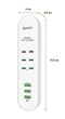 Сетевой фильтр-удлинитель DYXON US-D02 55W 6xUSB-C (PD) + 3xUSB-A FAST CHARGER 2M White - изображение 4