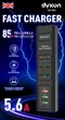 Сетевой фильтр-удлинитель DYXON US-D01 85W 6xUSB-C (PD) + 3xUSB-A QC3.0 FAST CHARGER 2M Black - изображение 2