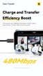 Кабель пружинный телескопический Essager PD29W 3A Type-C to Lightning для iPhone Apple Fast Charging Data Cable Apple ( длина 120 cм ) - изображение 5