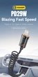 Кабель пружинный телескопический Essager PD29W 3A Type-C to Lightning для iPhone Apple Fast Charging Data Cable Apple ( длина 120 cм ) - изображение 7