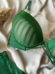 Комплект бюстгальтер push-up + трусики 315 CHLX зеленый 80B/L - изображение 3