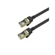 Патч-корд Hoco US02 Level pure copper gigabit ethernet cable ( L-1M ) Black - изображение 1