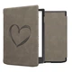 Обложка чехол kwmobile Soft Touch для PocketBook 743C InkPad Color 2 Heart Grey - изображение 2