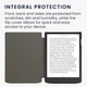 Обложка чехол kwmobile Soft Touch для PocketBook 743C InkPad Color 2 Rising Sun Grey - изображение 4
