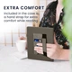 Обложка чехол с подставкой и ремешком для руки kwmobile Bookstyle Stand Handstrap Nubuk для PocketBook 1042 InkPad Eo Navigation Compass - изображение 8