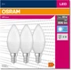Набор светодиодных ламп OSRAM VALUE B60 свечка 7.5W 806Lm 4000K E14 3 шт (4058075476158) - изображение 3