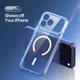 Чехол для Apple iPhone 17 Pro Max Dux Ducis Clin Mag Series Clear Case с MagSafe Прозрачный - изображение 7