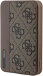 Powerbank Guess 4G Leather Metal Logo 5000mAh 15W USB-C Brown (3666339171391) - obraz 3