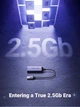 Адаптер Ethernet 2.5G UGREEN CM648 переходник USB Type-A to RJ45 2500Mbps Сетевая карта для ноубука, ПК Grey (25051) - изображение 3