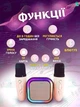 Беспроводная колонка караоке с двумя микрофонами RGB подсветка 5 режимов транслитерации 4 голоса совместимость с 3-мя устройствами 8 часов без подзарядки Bluetooth ANDER ONE розовая (514511001528) - изображение 4