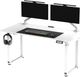 Biurko gamingowe ULTRADESK Uplift V2 White (UDESK-UP-WTWT) - obraz 1