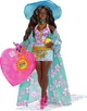 Кукла Барби Экстра Путешествие Отдых на пляже Barbie Extra Fly Beach-Themed Travel Fashion Doll HPB14 Mattel HPB14 - изображение 2