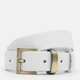 Ремінь жіночий з натуральної шкіри Laras 110b10genw130 110 см White (ROZ6501078501) - зображення 1