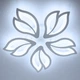 Люстра светодиодная потолочная Luminaria ASTRA 80W 5F 620x70 WHITE с пультом - изображение 3