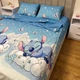 Комплект постельного белья Soft полуторный Стич голубой 150х215 см - изображение 4