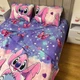 Комплект постельного белья Soft полуторный Стич 150х215 см - изображение 4