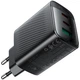 Сетевое зарядное устройство Acefast A108 2xUSB-C + USB-A 67W GaN Fast Charger Black (6974316284048) - изображение 4