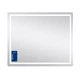 Зеркало Qtap Mideya (MI2) 900х700 с LED-подсветкой Touch, с антизапотеванием, с диммером, рег. яркости QT2078NCF9070 - изображение 4