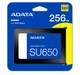 Твердотельный накопитель SSD 256Gb, ADATA Ultimate SU650, SATA3, 2.5" (ASU650SS-256GT-R) - изображение 2