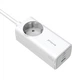 Зарядний Пристрій + Мережевий Фільтр Proove Power Strip PD-02 65W (2 Type-C + 1USB + 1AC) white - зображення 1