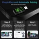 Беспроводной адаптер CarPlay Lyssiefeel, USB-A USB-C, для авто с проводным CarPlay, карплей для iPhone iOS 10+ - изображение 6