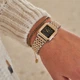 Жіночий Годинник Burker Watches Macy Чорний Срібно-золотий - изображение 5