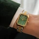 Жіночий Годинник Burker Watches Isabell Срібно-зелено-золотий - изображение 2