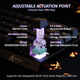 Ігрова магнітна клавіатура Attack Shark X68 / Дротове підключення / Magnetic Switch / Black - зображення 4