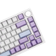 Ігрова механічна клавіатура Ajazz Ak820 / Дротове підключення / Sea Salt Switch / White Purple - зображення 4