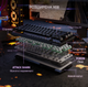 Игровая магнитная клавиатура Attack Shark X68 / Проводное подключение / Magnetic Switch / Black Lines - изображение 4