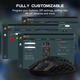 Ігрова мишка ATTACK SHARK R5 Ultra / Три режими підключення / PAW3950MAX / Carbon Fiber / 39 г / Black - зображення 8