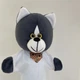 Мягкая игрушка рукавичка котик серый 33 см М060 - изображение 6