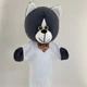 Мягкая игрушка рукавичка котик серый 33 см М060 - изображение 7