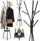Wieszak na ubrania stojący Massido MS-869 metalowy z półką (5903890631376) - obraz 2