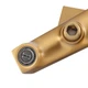 Смеситель для ванны однорычажный латунный HAIBA GAUDI BRUSHED GOLD (HB9599) - изображение 6