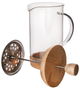 Чайник для заварювання кави і чаю Orion скляний Бежевий 750 мл (8592381168667) - зображення 3
