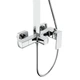 Душевая система для кабины Qtap Capricorn на три потребителя (с изливом) 53103KNC Chrome - изображение 5