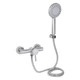 Смеситель для душа Lidz Aria 010 (с душевым гарнитуром) (k35) LDARI010NKS43361 Nickel - изображение 3