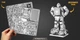 Металлический 3D конструктор Metal Earth "Bumblebee Transformers" (MMS301) - изображение 10