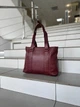 Сумка женская Davd Jones тоут бордовая на двух ручках CM7701 Windsorwine - изображение 5