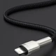 Дата кабель Baseus Cafule Series Metal USB to Lightning 2.4A (2m) (CALJK-B0) Black - зображення 3