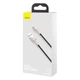 Дата кабель Baseus Cafule Series Metal USB to Lightning 2.4A (2m) (CALJK-B0) Black - зображення 6