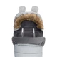 Зимний конверт в коляску MoMi Sleeping Bag Grey теплый спальный мешок в коляску для новорожденного, санки, автокресло, универсальный детский конверт на зиму с капюшоном, зимний конверт в коляску, флисовый конверт в коляску - изображение 5