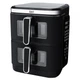 Двойная аэрофритюрница iHunt BRO Air Fryer Dual Stack 11 л, обдув 360° Hot Air, две независимые зоны, приготовление пищи горячим воздухом, антипригарное покрытие, нержавеющая сталь - изображение 7